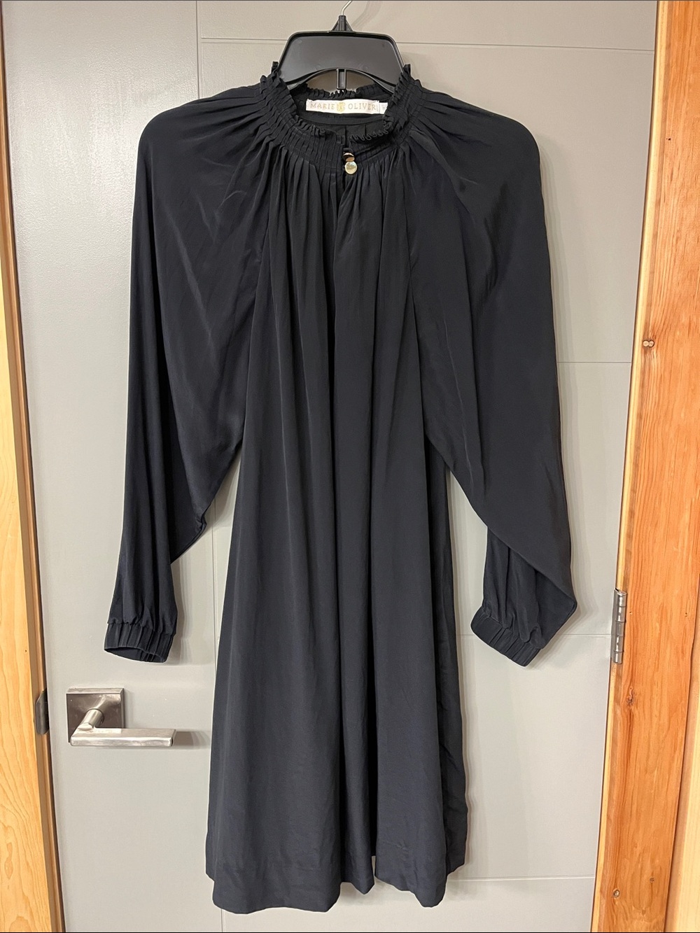 Marie Oliver black mock neck dress size M